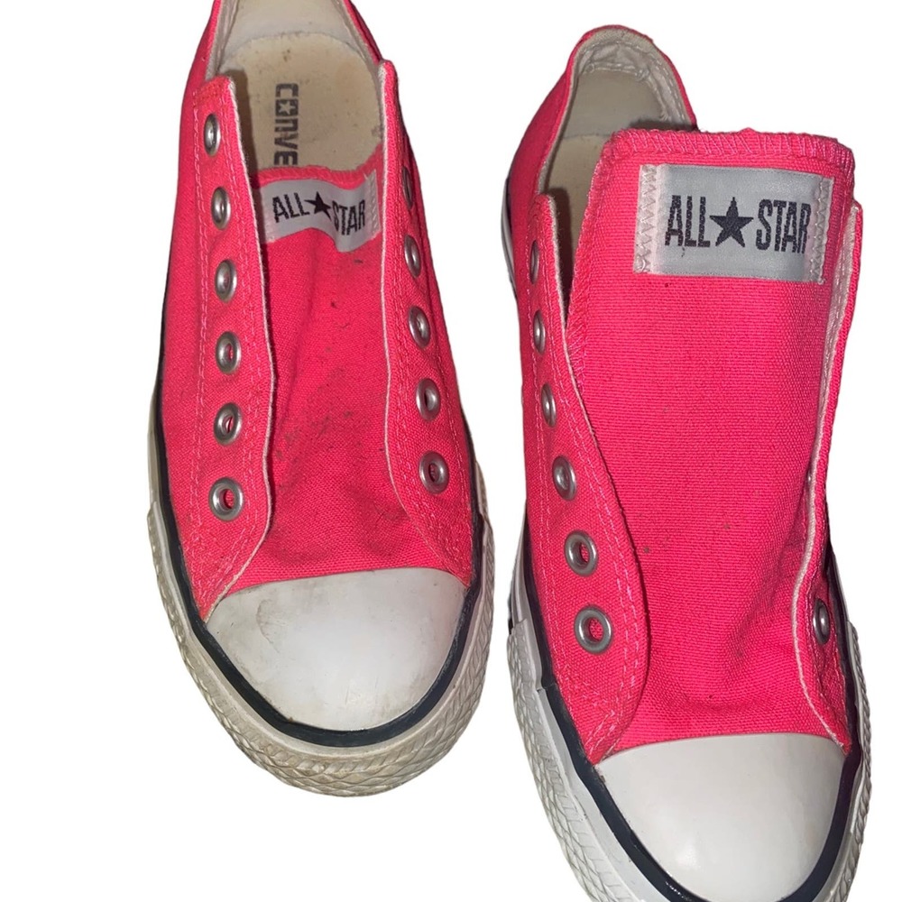 Chuck Taylor converse pink No laces size 7